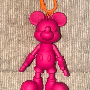 Pink Mickey Baublebar Keychain